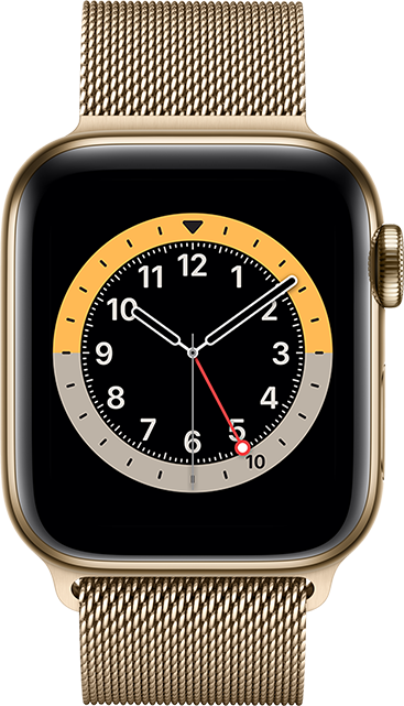Apple Watch Series 6 40mm 32 GB in Gold Stainless - Gold Milanese